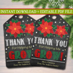 EDITABLE Christmas Gift Tags Thank You For Helping Me Grow Etsy