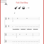 Fall Out Boy Thnks Fr Th Mmrs Guitar And Bass Sheet Music Jellynote