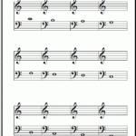 Flashcards For Music Notes With Easy to Cut Lines