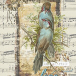 Flying Unicorn Love Because You Can Vintage Birds Bird Prints