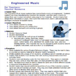 FREE 9 Sample Music Lesson Plan Templates In PDF MS Word