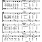 Free Choir Sheet Music Christ The Lord Is Risen Today Hymn Sheet