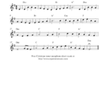 Free Christmas Tenor Saxophone Sheet Music God Rest Ye Merry Gentlemen