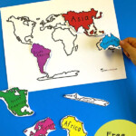 Free Continents Matching Printable Free Homeschool Deals