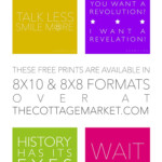 Free Hamilton Lyric Printables The Cottage Market