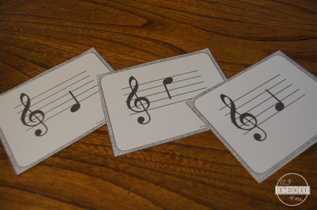 FREE Music Note Flashcards