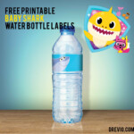 FREE Pinkfong Baby Shark Water Bottle Labels Downloadable Download