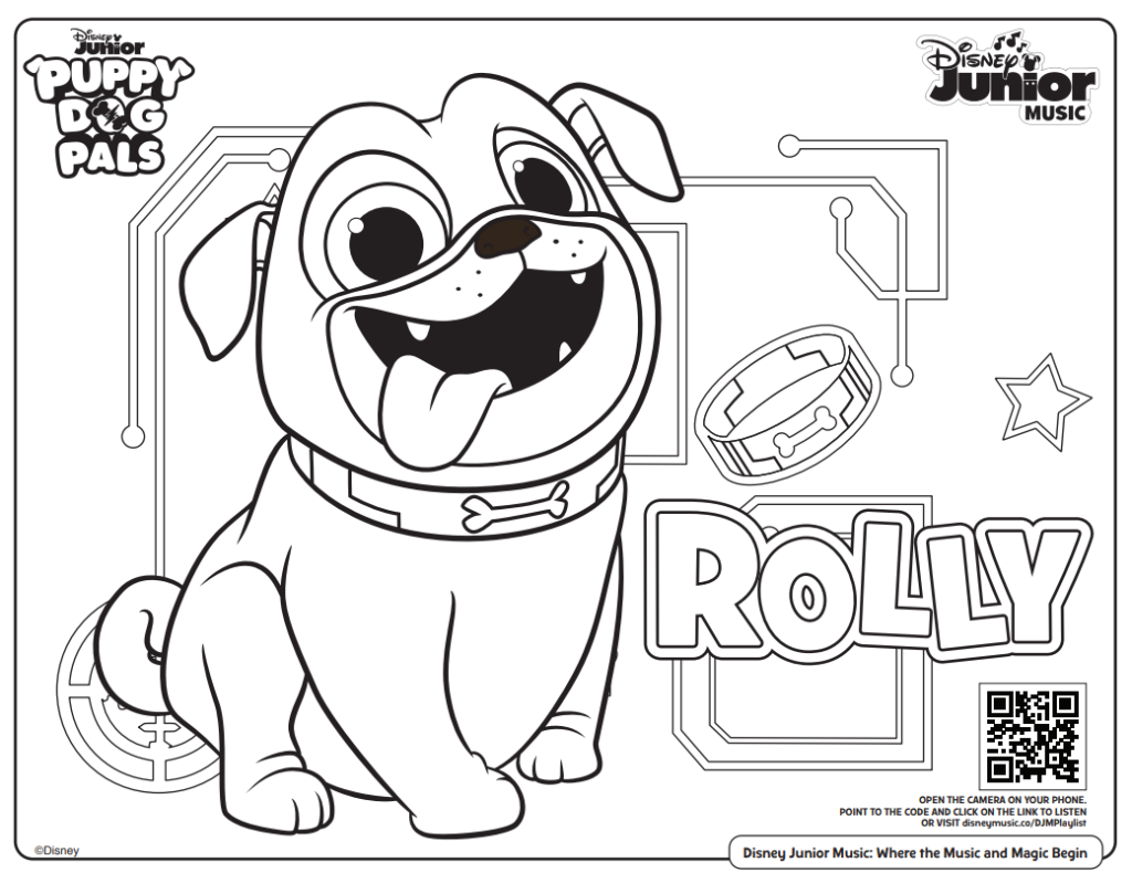 Free Printable Disney Junior Coloring Pages Disney Music Playlists 