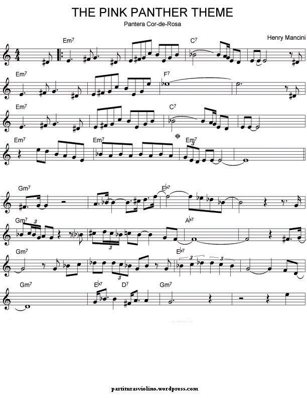 Free Sheet Music For Violin Movies Themes