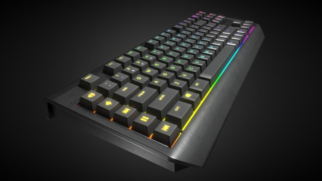 Gaming Keyboard Download Free 3D Model By ZxTulz c1e5e07 Sketchfab