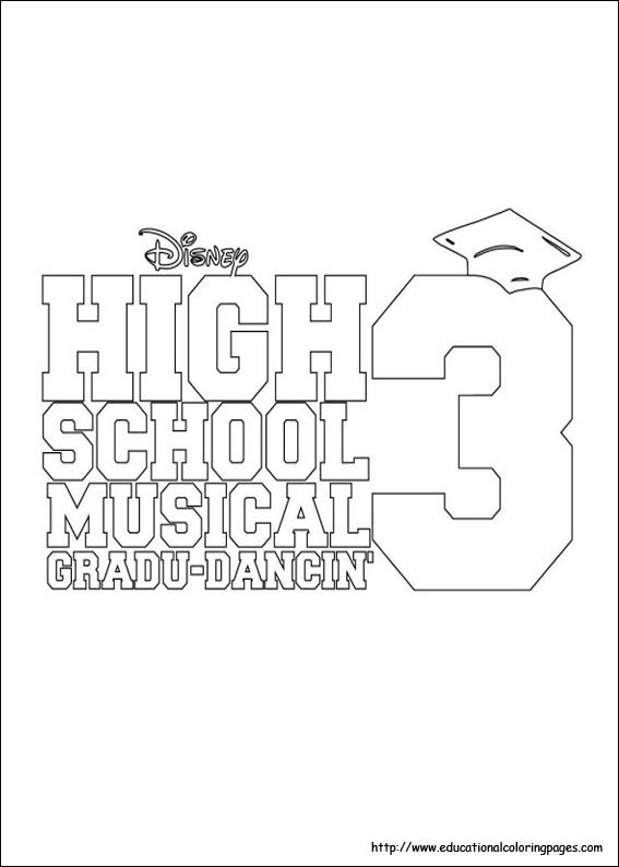 High School Musical Educational Fun Kids Coloring Pages And Preschool 