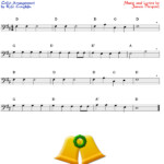 Jingle Bells For Cello Easy Version Free Sheet Music