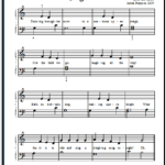 Jingle Bells Free Kids Sheet Music Intermediate And Elementary Versions