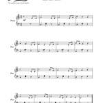 Johannes Brahms Lullaby Easy Version Free Piano Sheet Music From