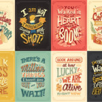 Letters4Ham Hand lettered Hamilton Lyric Posters On Behance