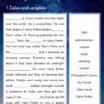 Listening Harry Potter Worksheet