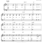 Livingston Silver Bells Sheet Music easy Version 2 For Piano Solo