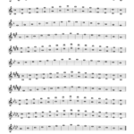 Major Scales Sheet Alto Sax Printable Pdf Download