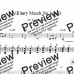 Military March No 1 In D Download Sheet Music PDF File