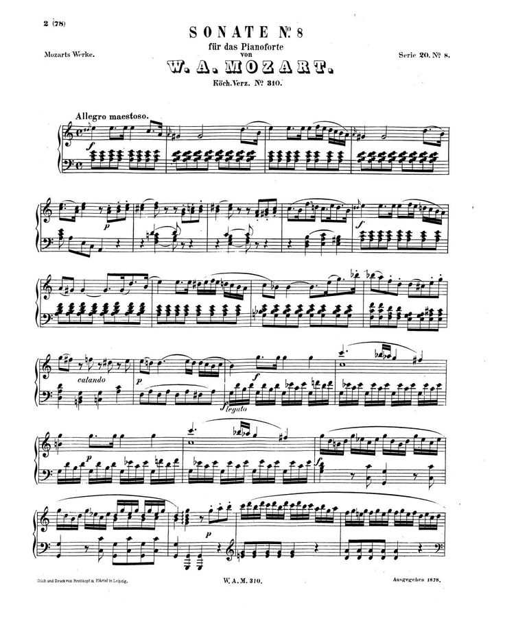 Mozart Sheet Music Download Sheet Music Piano Sheet Music