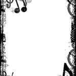 Music Note Border Clipartion