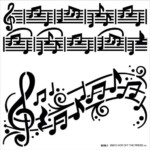 Music Note Stencils ClipArt Best