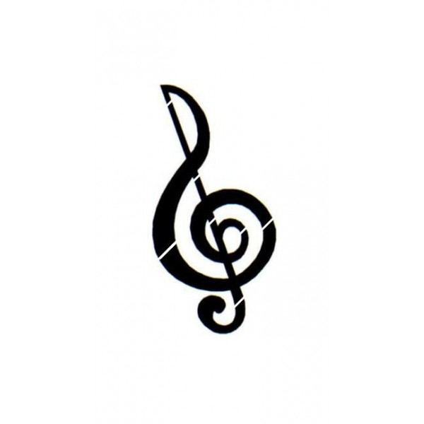 Music Note Stencils ClipArt Best