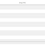 Music Staff Paper Music Staff Paper Template