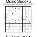 Music Sudoku Sudoku Sudoku Puzzles Printable Puzzles