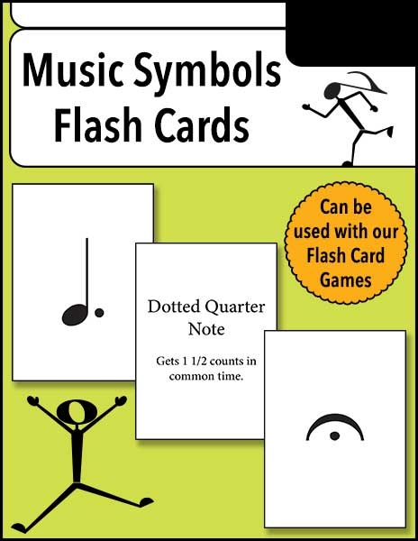 Music Symbols Flash Cards Warm Hearts Publishing