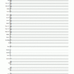 Orchestral Score Paper StaffPaper