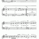 PART OF YOUR WORLD Easy Piano Sheet Music Easy Sheet Music