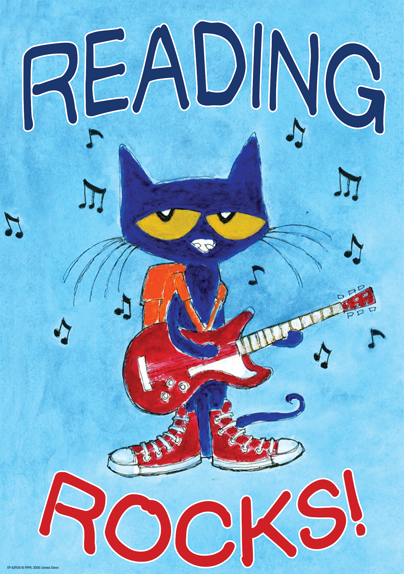 Pete The Cat Reading Rocks Positive Poster TCR63930 Teacher Created