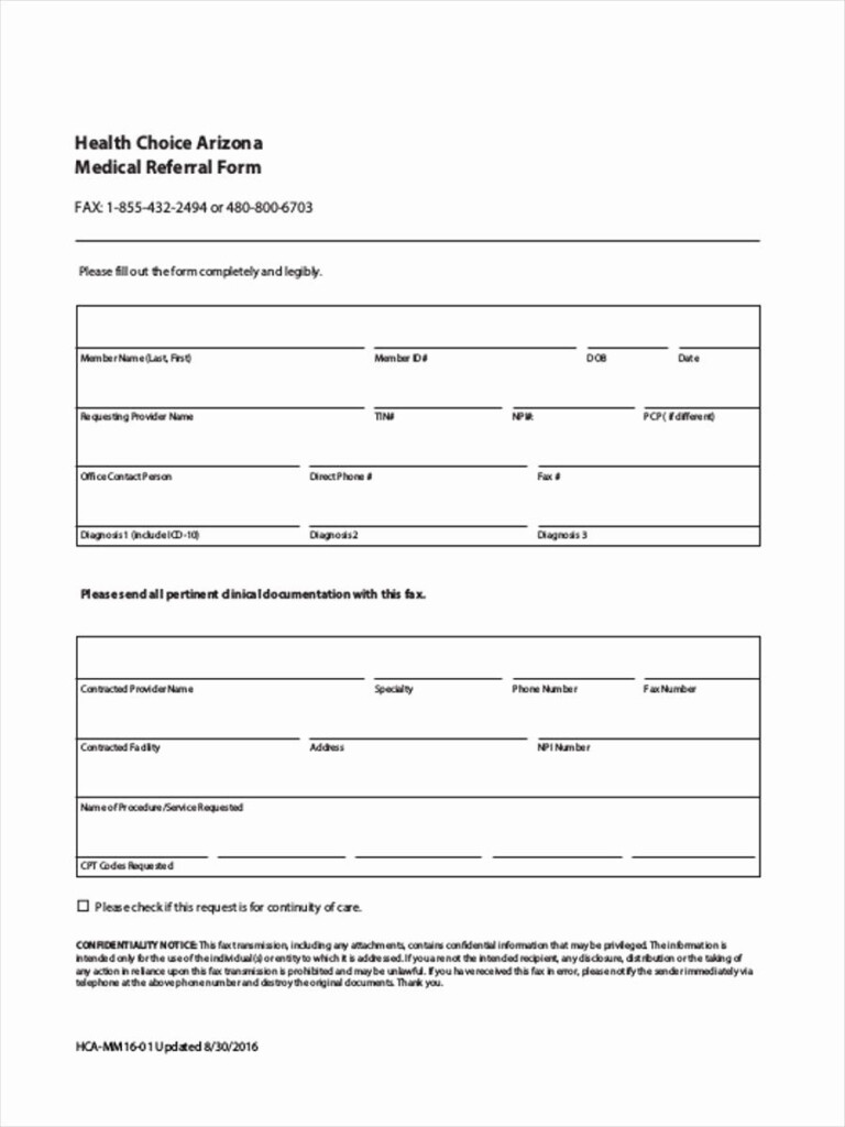 Physician Referral Form Template Best Of Medical Referral Form 8 Free 