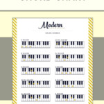 Piano Chord Chart Free Download Modern Songstress Piano Chords