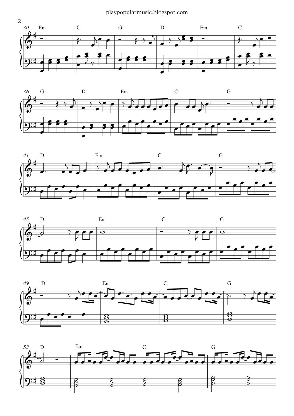 Pin By Edison Haizz On Faded Alan Walker Piano Sheet Music Free 