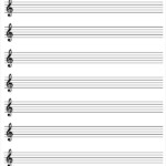 Printable Staff Paper 7 Free Download For PDF Blank Sheet Music