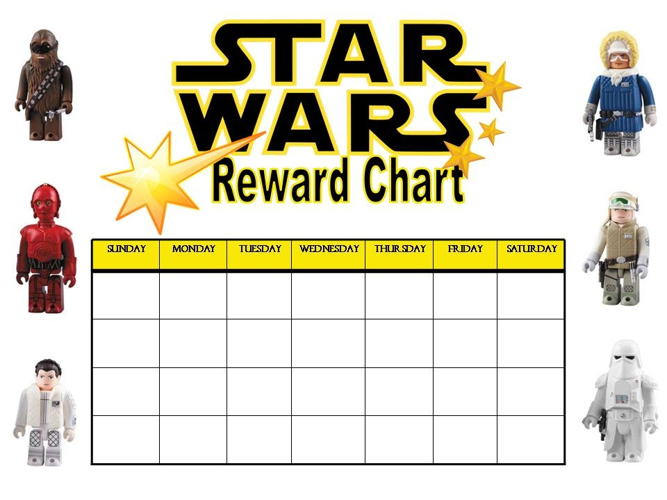 Reward Chart Template For Kids 101 Printable