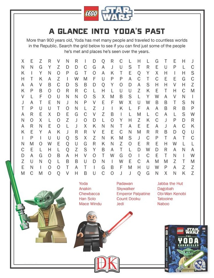 Star Wars Word Search Puzzle 2017 Activity Shelter