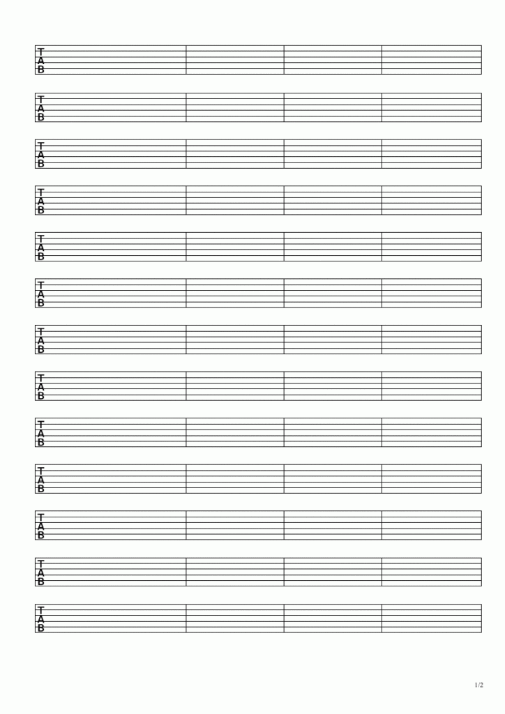 Tablature Paper Printable Google Search Guitar Tabs Tablature 