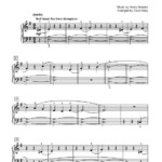 The Pink Panther Late Elementary Piano Pink Panthers Piano Sheet