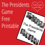 The Presidents Game FREE Printable