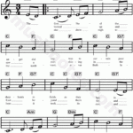 Traditional English Carol The First Noel Sheet Music For Beginners In