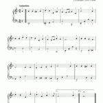 Very Easy Christmas Piano Sheet Music Songs Printable PDF