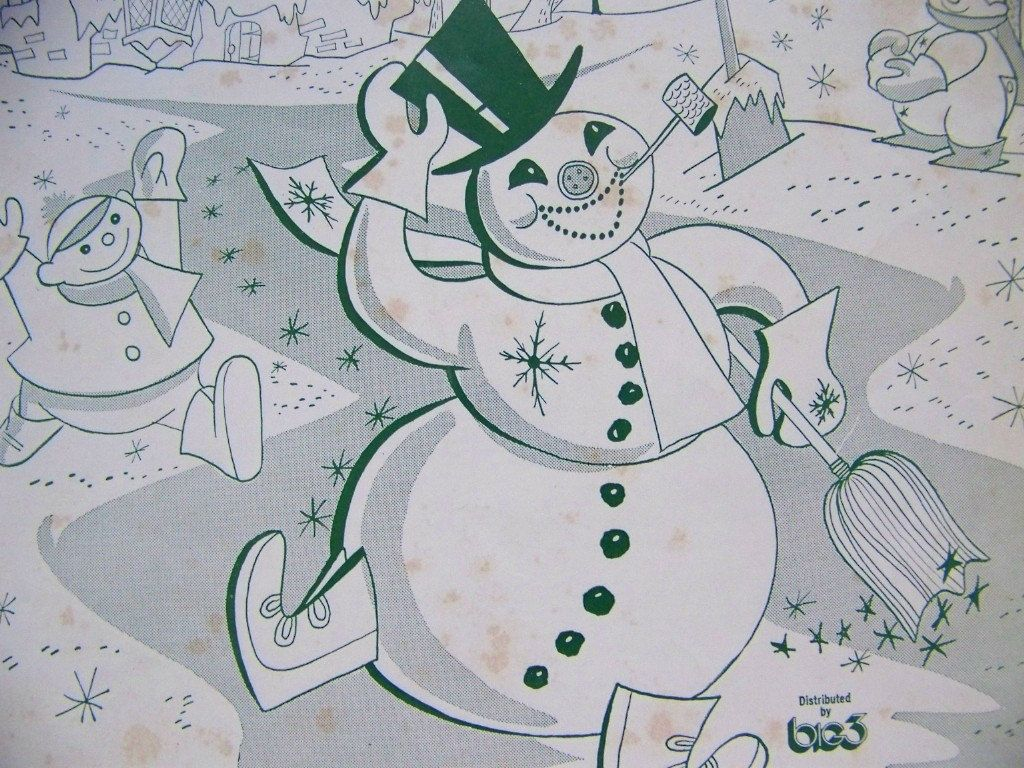 Vintage FROSTY The Snowman Christmas Piano Sheet Music Beginners