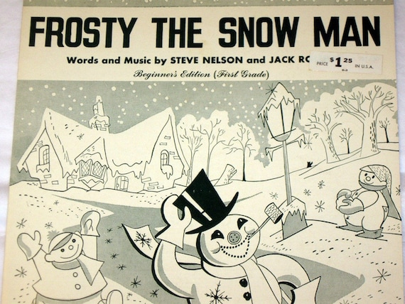 Vintage Frosty The Snowman Sheet Music