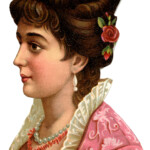 Vintage Lady In Pink Image The Graphics Fairy