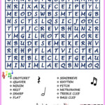 Word Search Musical Terms Easy Version PDF Easy Word Search Music